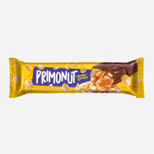 Chocolate with caramel and peanuts