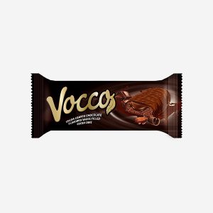 Cocoa Coated Chocolate Flavored Sauce Filled Cocoa Cake