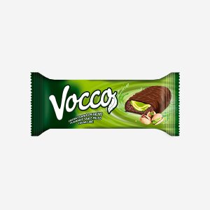 Cocoa Coated Pistachio Flavored Sauce Filled Cocoa Cake